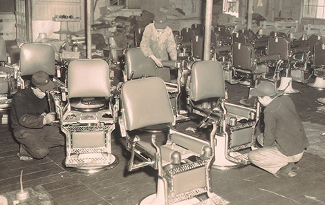 Manufacture of Barber Chairs
