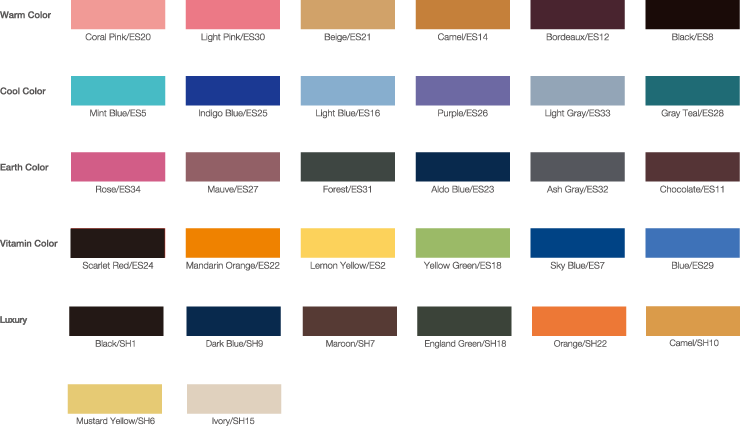 clesta_e3_swing - Upholstery Color Options