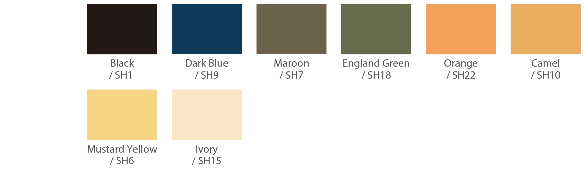 EURUS S8 - Upholstery Color Options